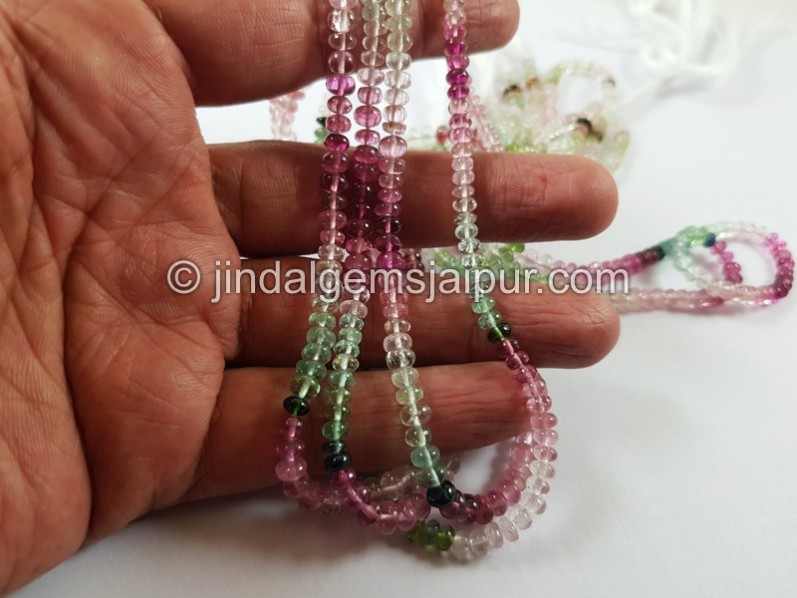 Afghan Tourmaline Smooth Roundelle Beads