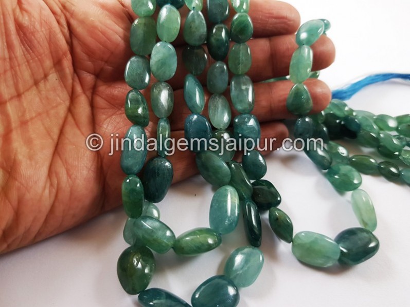 Grandidierite Shaded Smooth Nugget Beads