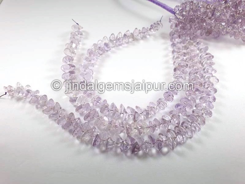 Pink Amethyst Cut Round Small Shape Beads
