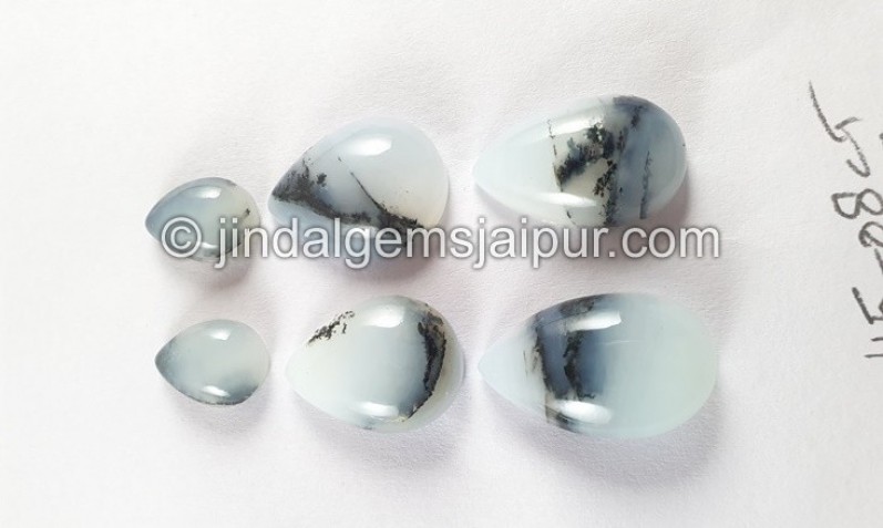 Peru Blue Opal Smooth Cabochons