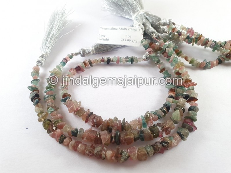 Tourmaline Rough Chips Beads