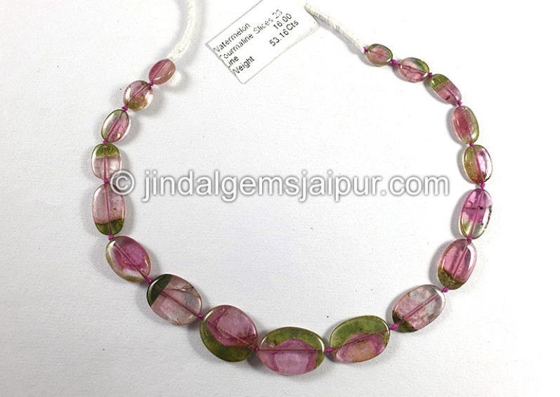 Watermelon Tourmaline Smooth Slices