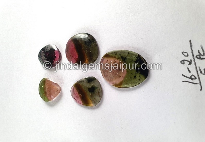 Watermelon Tourmaline Smooth Slices