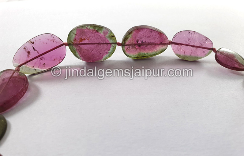 Watermelon Tourmaline Smooth Slices