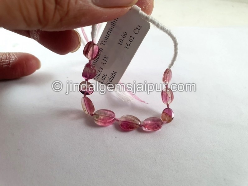 Watermelon Tourmaline Smooth Slices