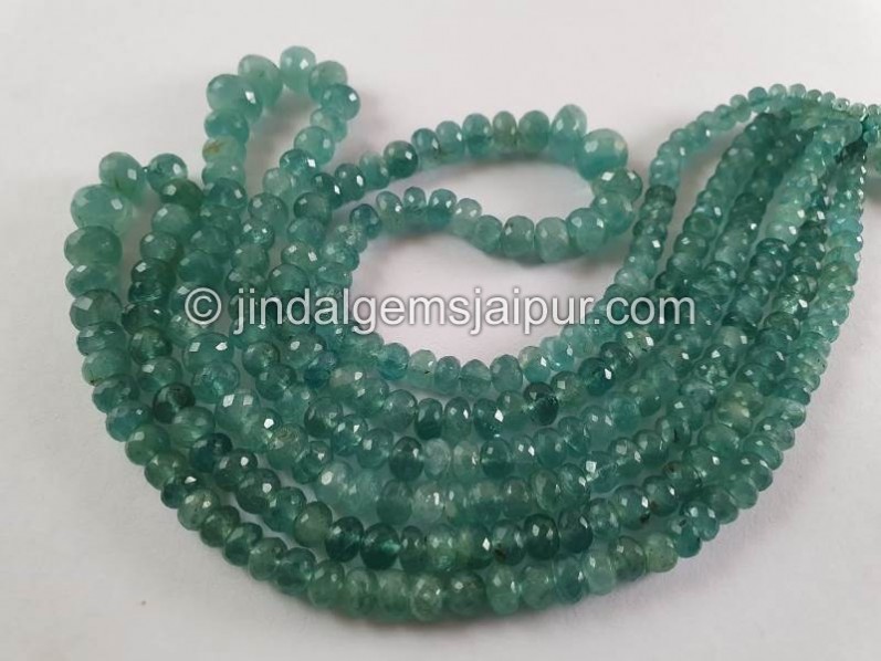 Grandiderite Far Faceted Roundelle Beads