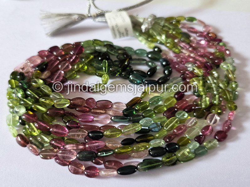 Tourmaline Smooth Nuggets Mix Small Beads