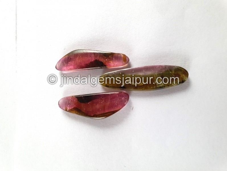 Watermelon Tourmaline Smooth Slices