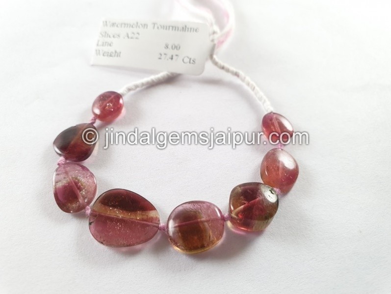Watermelon Tourmaline Smooth Slices