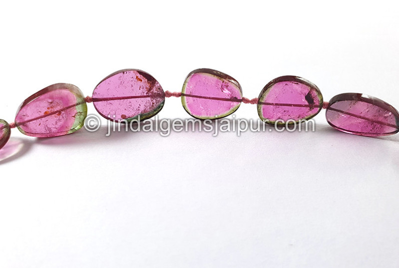 Watermelon Tourmaline Smooth Slices