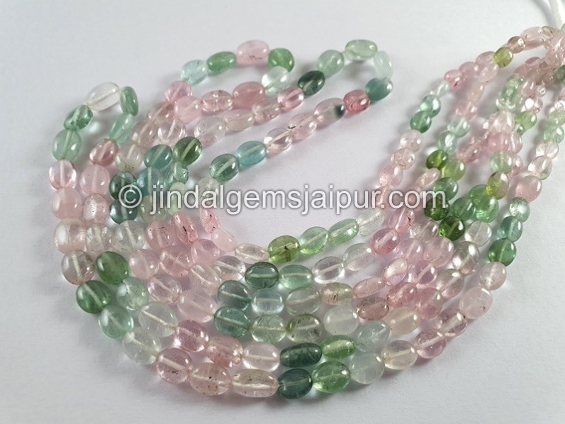Afghan Tourmaline Smooth Oval Beads -- TURA515