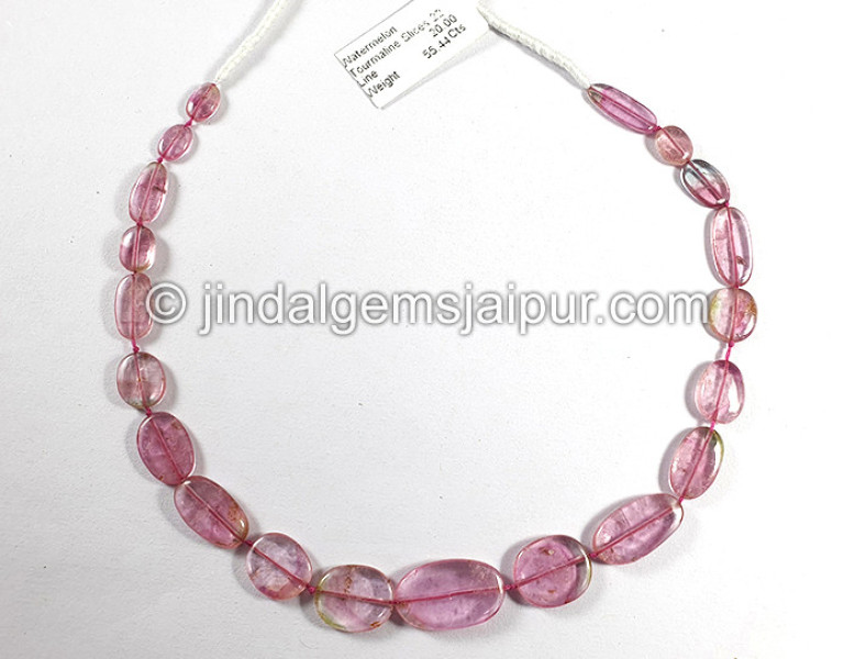 Watermelon Tourmaline Smooth Slices