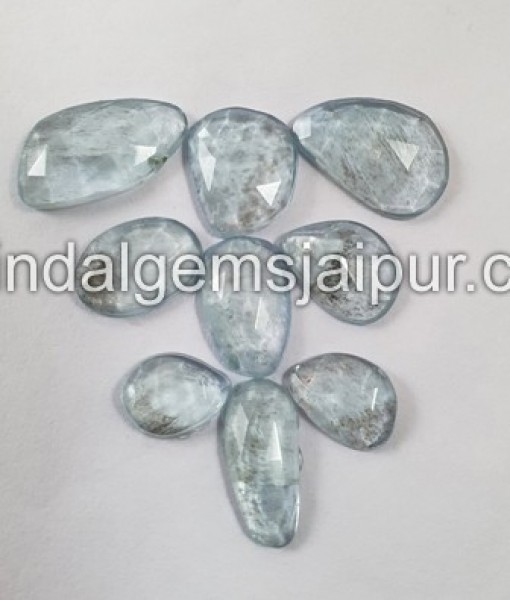 Aquamarine Rose Cut Slices