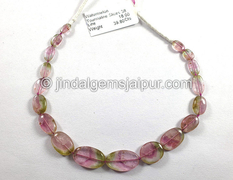 Watermelon Tourmaline Smooth Slices