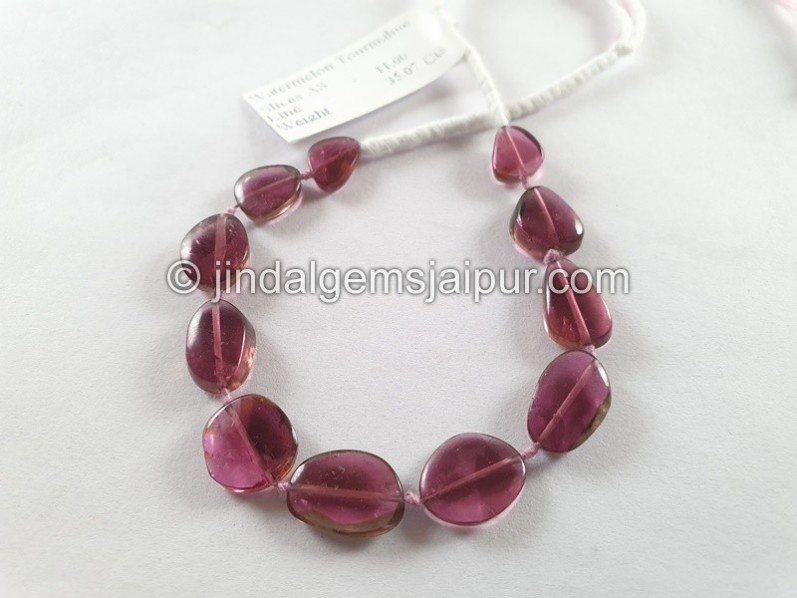 Watermelon Tourmaline Smooth Slices