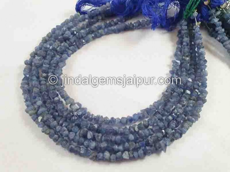 Natural Blue Sapphire Rough Nugget Beads --  SPPH145