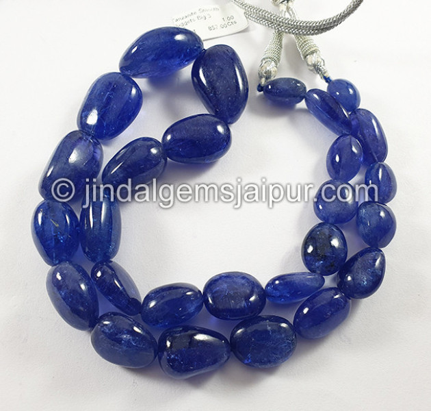 Tanzanite Smooth Nuggets Shape Beads