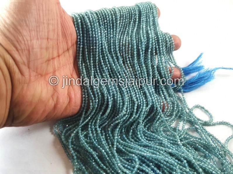 Blue Tourmaline Micro Cut Beads