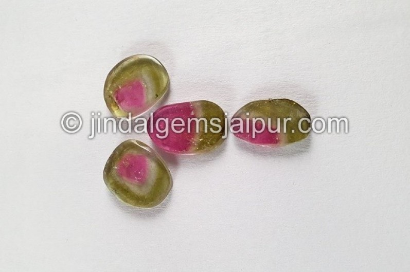 Watermelon Tourmaline Smooth Slices -- DETUR186