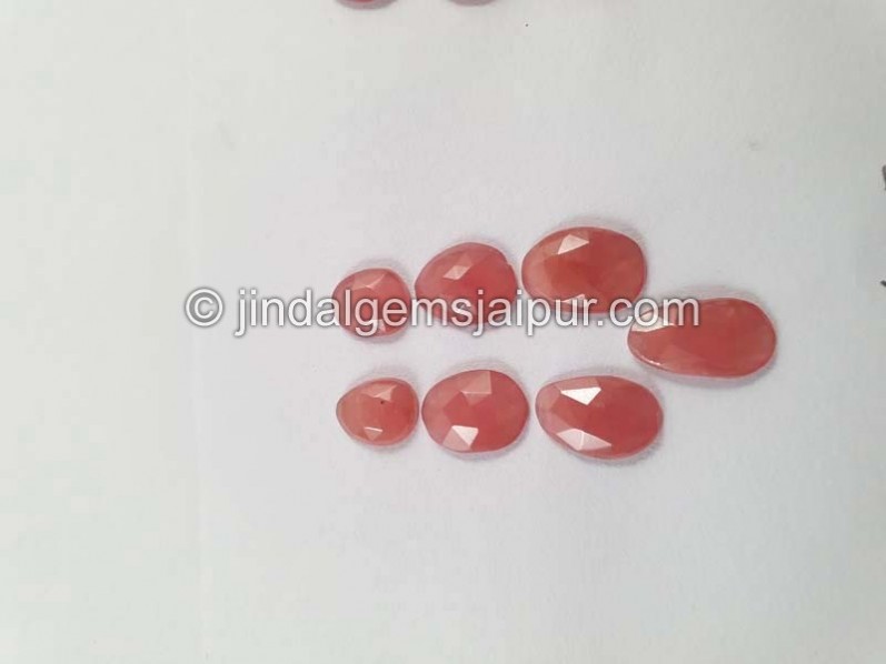 Rhodochrosite Rose Cut Slices -- DERHDC5