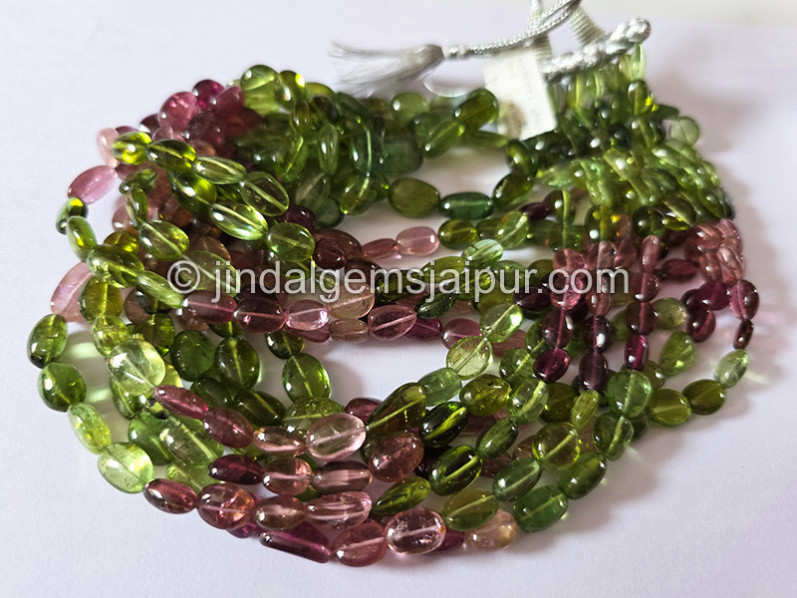 Tourmaline Smooth Nuggets Mix Small Beads