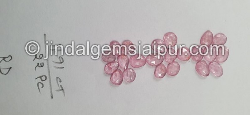 Pink Spinel Rose Cut Slices -- DEPNSP2
