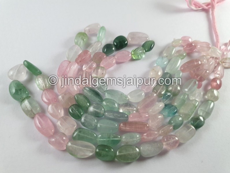 Afghan Tourmaline Smooth Nuggets Beads