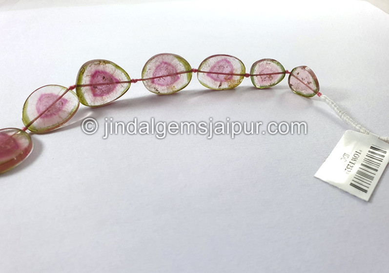 Watermelon Tourmaline Smooth Slices