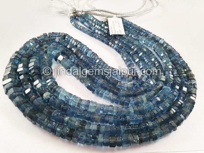Santa Maria Aquamarine Bolt Shape Beads