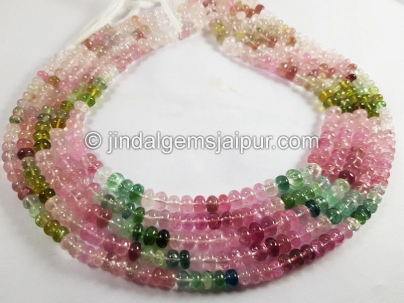 Afghan Tourmaline Far Smooth Roundelle Beads