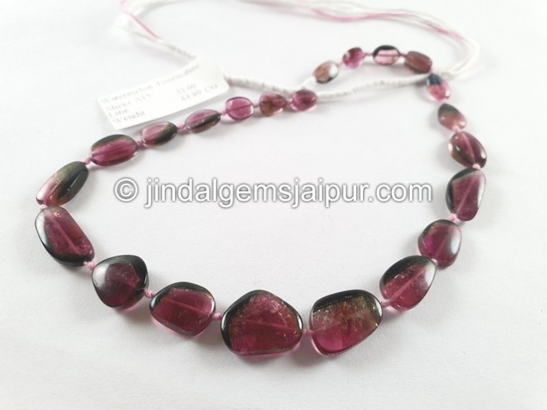 Watermelon Tourmaline Smooth Slices