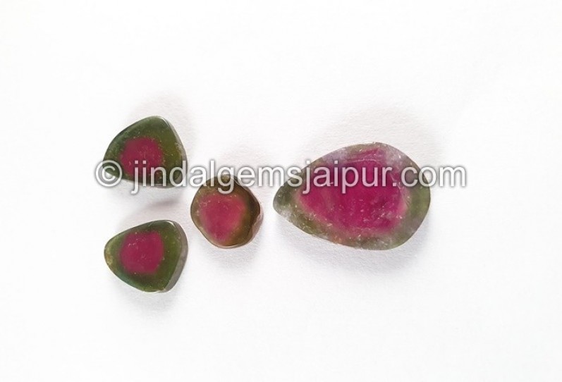 Watermelon Tourmaline Smooth Slices