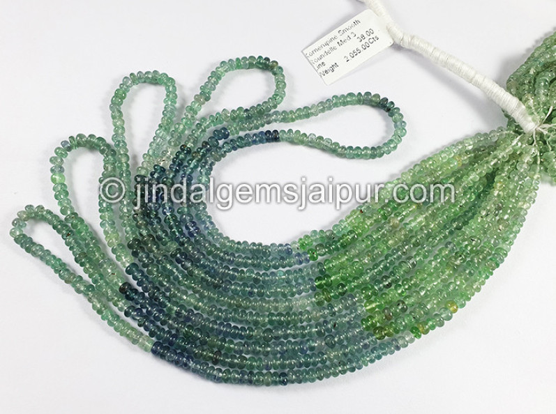 Kornerupine Smooth Roundelle Shape Beads