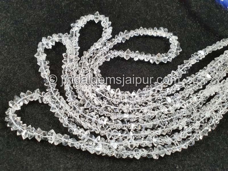 Double Terminated Quartz Far Nuggets Beads