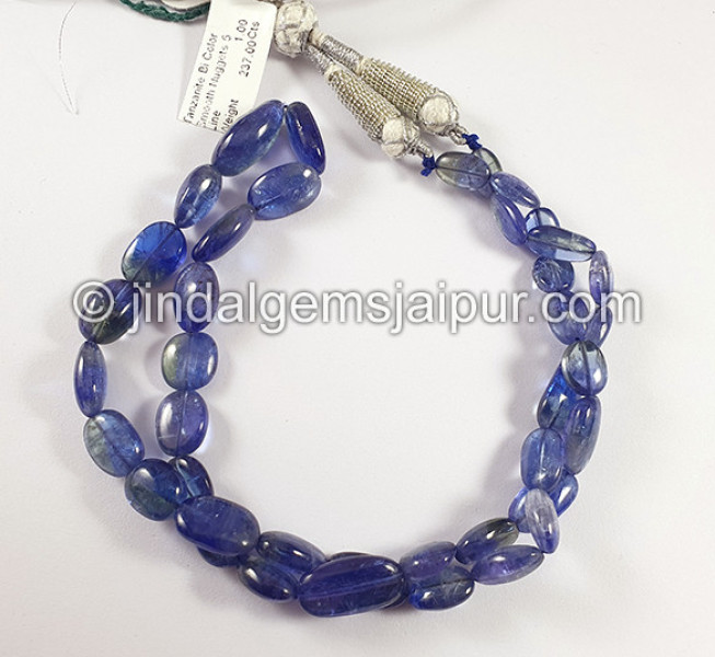Tanzanite Smooth Nuggests Shape Beads