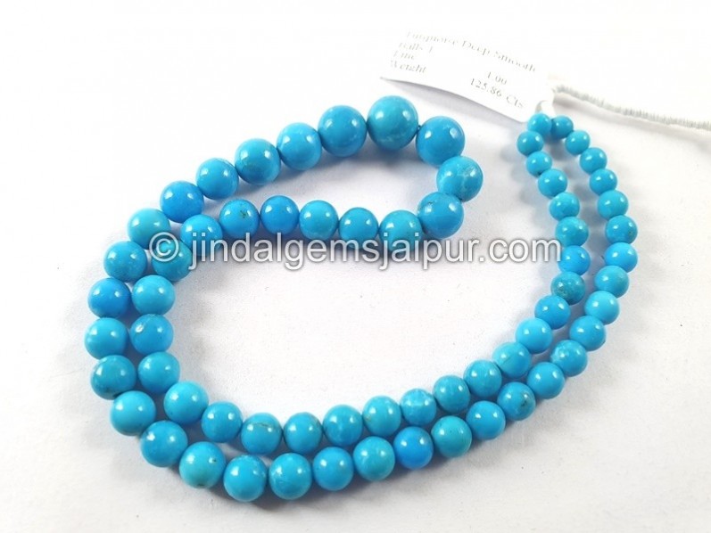 Turquoise Arizona Smooth Balls Beads
