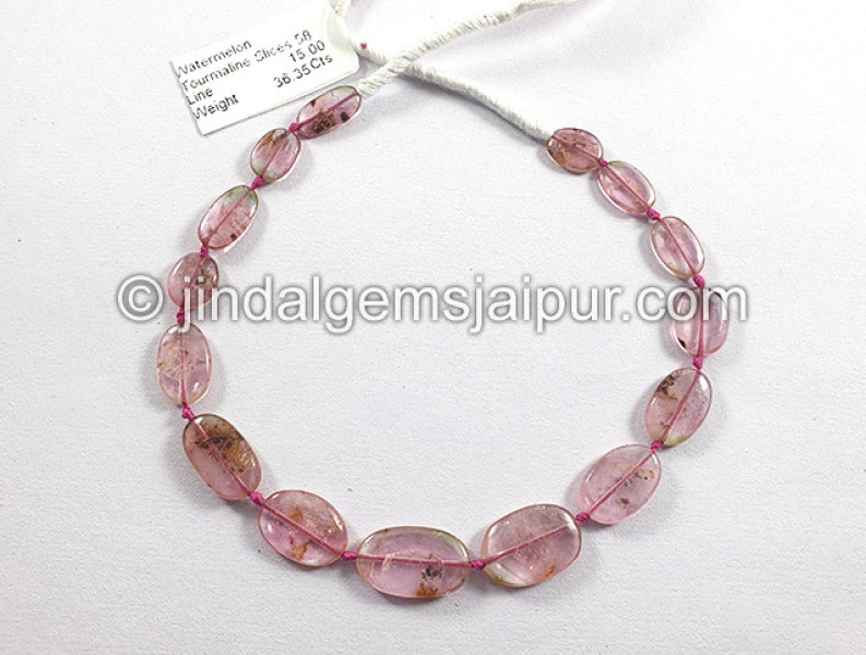 Watermelon Tourmaline Smooth Slices