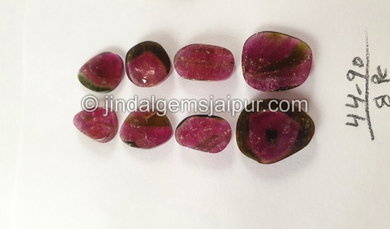 Watermelon Tourmaline Smooth Slices