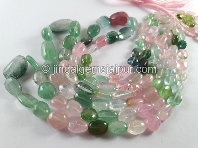 Afghan Tourmaline Smooth Nuggets Beads