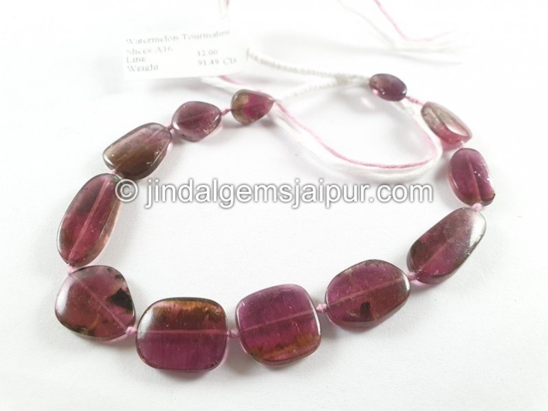 Watermelon Tourmaline Smooth Slices