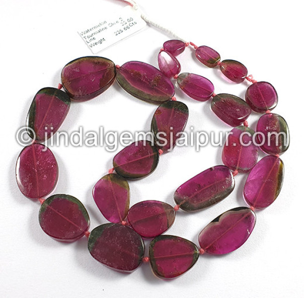 Watermelon Tourmaline Smooth Slices