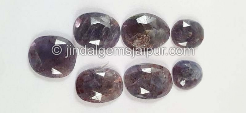 Iolite Sunstone Rose Cut Slices