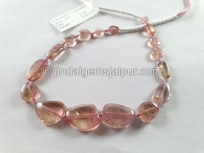 Watermelon Tourmaline Smooth Slices