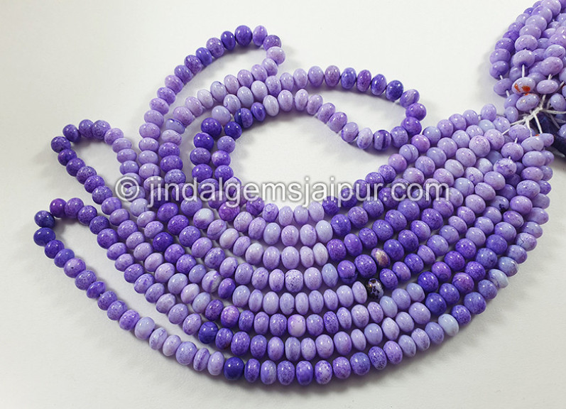 Multi Opal Smooth Roundelle Shape Beads