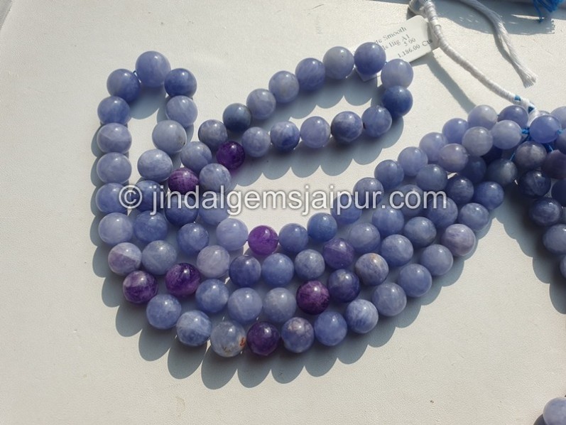 Hackmanite Smooth Big Round Ball Beads