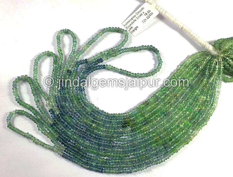 Kornerupine Smooth Roundelle Shape Beads