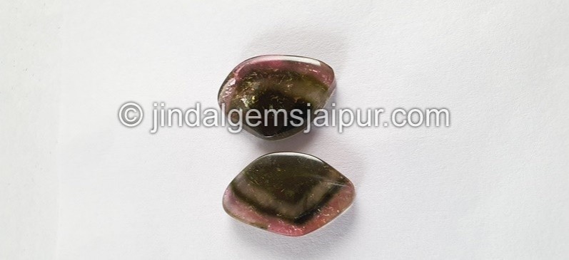 Watermelon Tourmaline Smooth Slices -- DETUR89