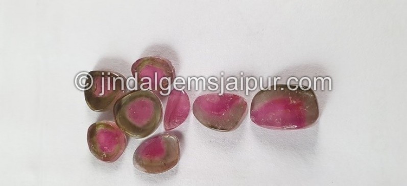 Watermelon Tourmaline Smooth Slices -- DETUR179