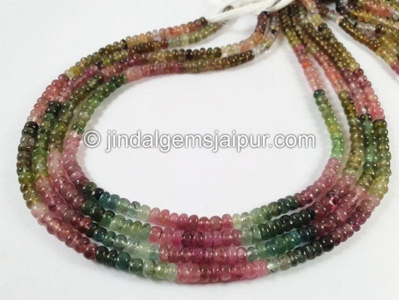 Tourmaline Smooth Roundelle Big Beads
