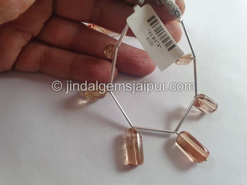 Bi Color Tourmaline Smooth Nugget Beads